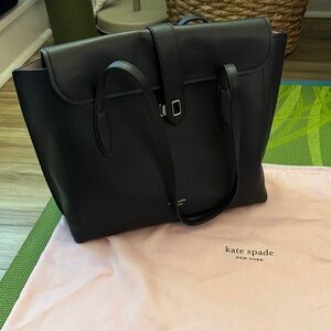 Kate Spade Black Leather Tote